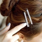 Know Richie fashion double drain clamp Korea hair clip bangs clip female head ornaments clip Barrette card