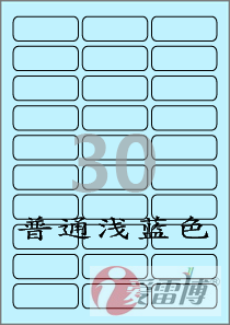 A4不干胶标签纸/普通打印机打印/爱雷博浅蓝色标签CL530B-100张