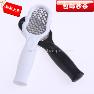 韩国不锈钢脚底去死皮锉去脚皮搓磨脚石去死皮脚工具搓脚板磨脚器