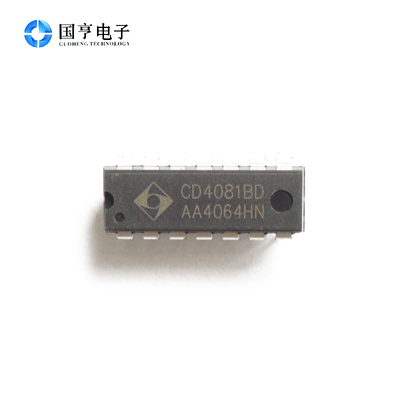 直插 HEF4081BP DIP-14 CD/HEF/HCF4081 数字逻缉电路 全新