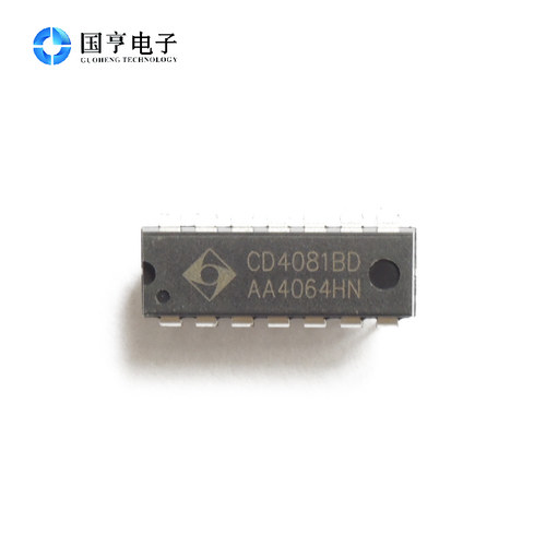 直插 HEF4081BP DIP-14 CD/HEF/HCF4081 数字逻缉电路 全新