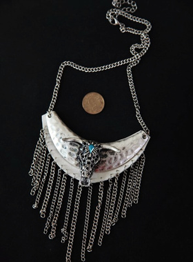 [欧美复古独家孤品100包邮]法国品牌-远古孵化(夸张设计感走秀链)