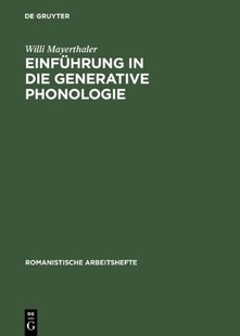 【预售】Einfuhrung in Die Generative Phonologie