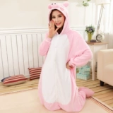 洛诗芬 Демисезонная пижама, мультяшное комфортное фланелевое термобелье