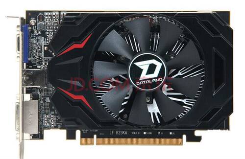迪兰新款全新超频三小海机箱恒进R7 240 显卡风扇 GA91O2H