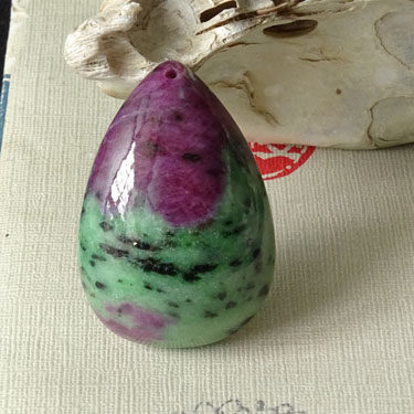 水玉冰魄大号红绿宝吊坠 红绿宝石项链毛衣链 一图一物