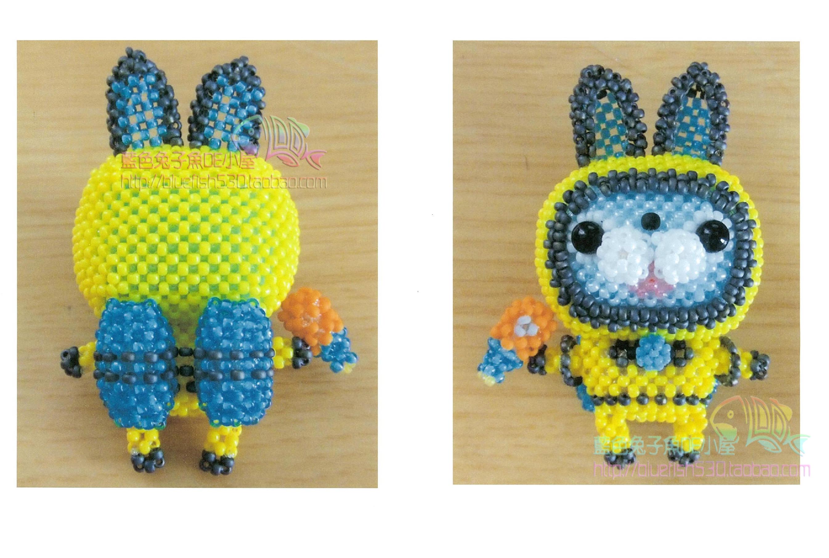 手工串珠进口TOHO米珠材料包 妖怪手表系列 日文走线教程