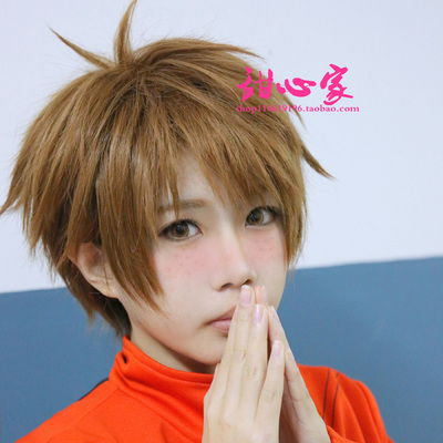 {甜心家}冰上的尤里季光虹混棕色现货包邮动漫假发cosplay假发