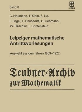 【预订】Leipziger Mathematische Antrittsvorl...