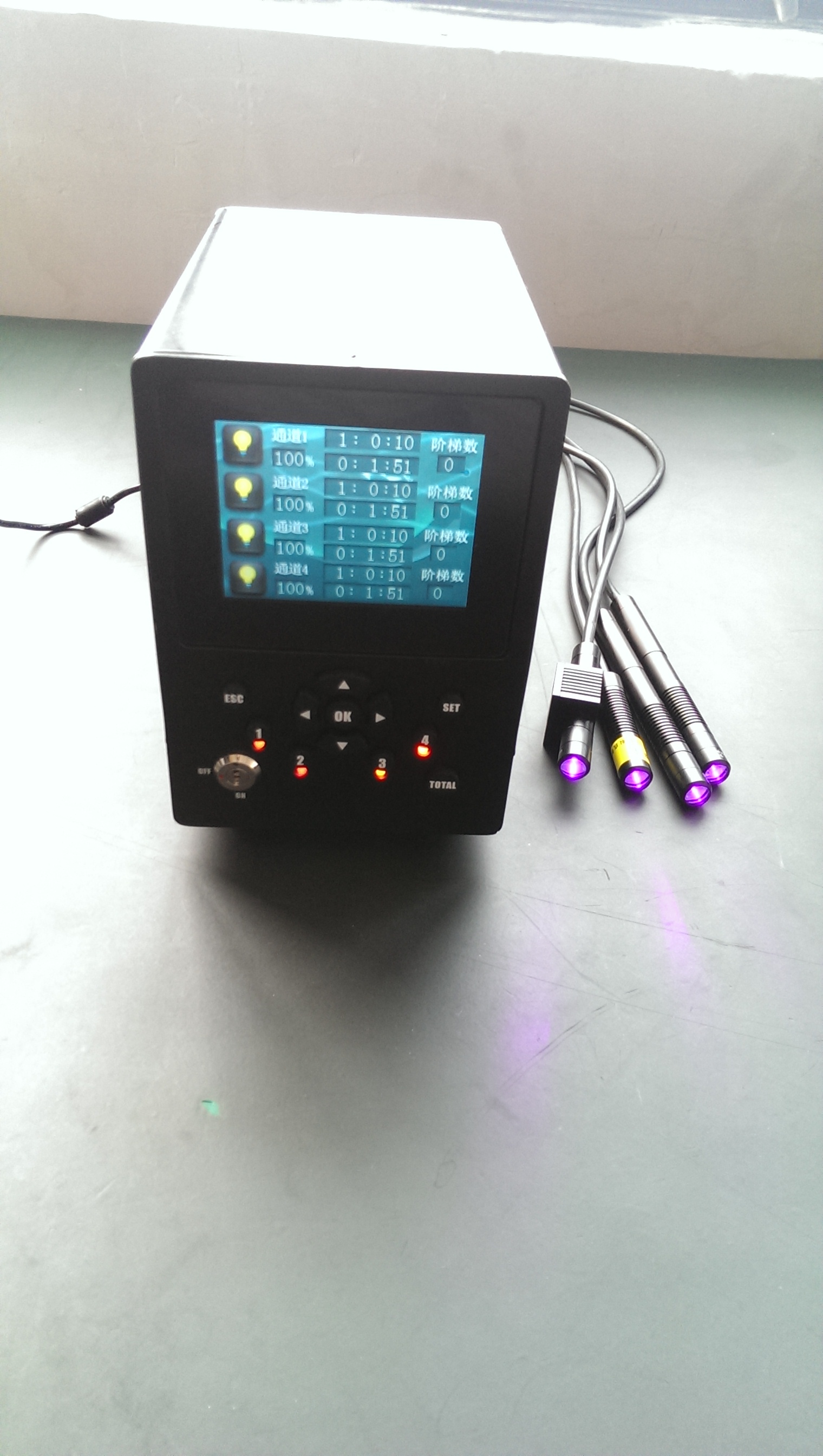 国产UVLED点光源（LEDUV点光源）机,紫外线UV光固化机 UVPL-4II