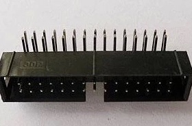 简易牛角DC3-20P 2*10P 间距2.54MM 双排弯针ISP/JTAG插座 优质