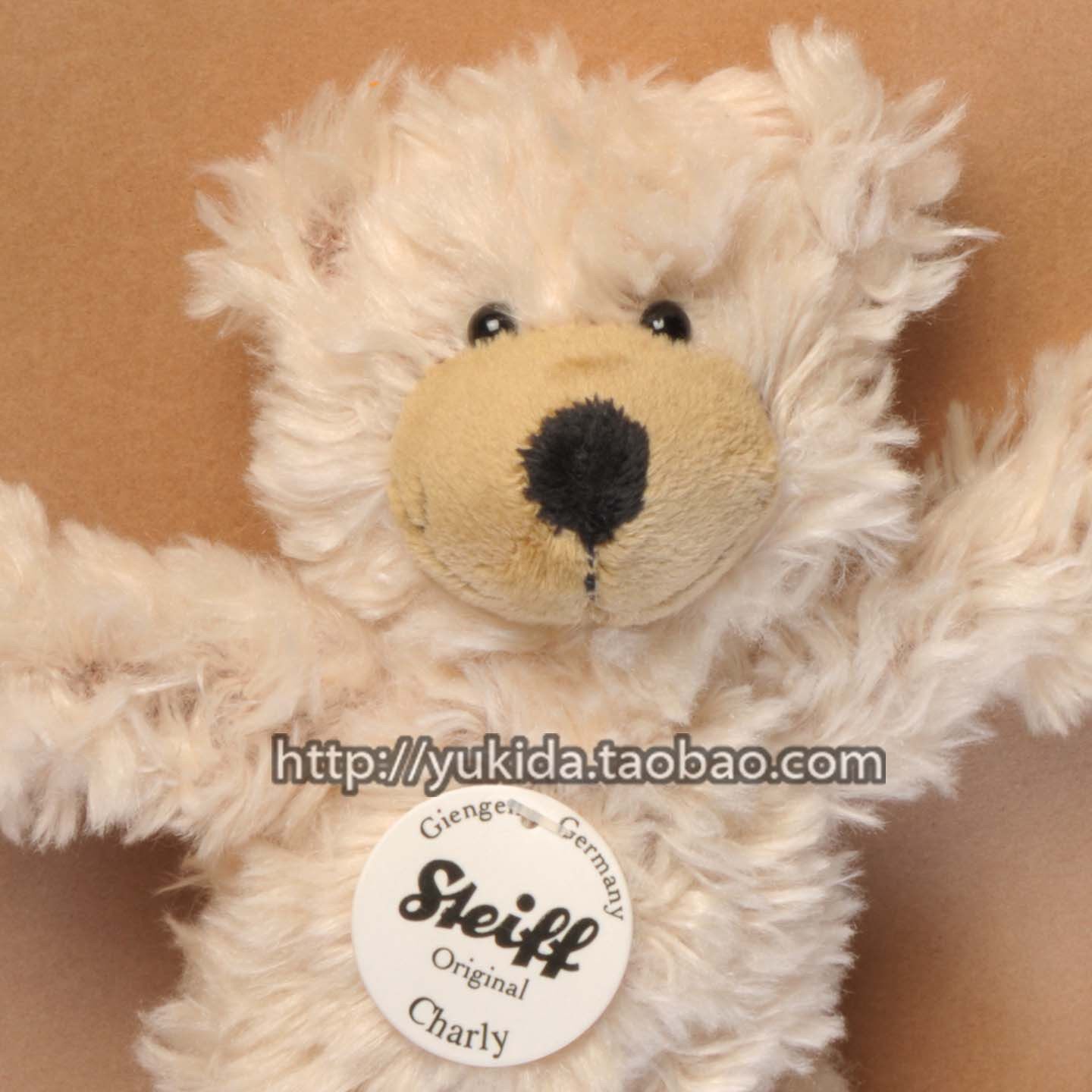 正版德国Steiff畅销版泰迪熊TeddyCharly 毛绒布艺类玩具公仔