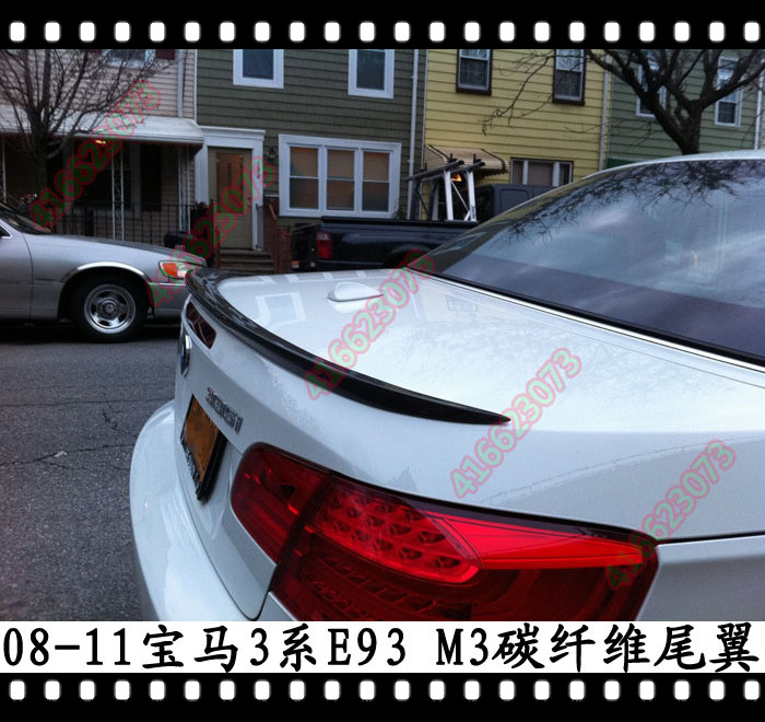 适用于宝马320i碳纤维尾翼325I敞篷压翼323i定风翼E93M3改装