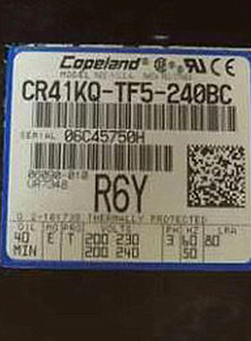 CR41KQ-TF5-240BC CR37KQ-TF5-240AA原装全新3.5匹谷轮三相220V