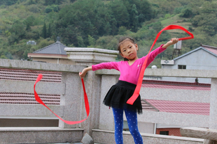 儿童体操彩带 学校幼儿园做操道具红绸带