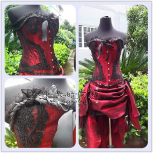 新款 女塑身衣corse塑身衣 包邮 宫廷马甲束腰收腹钢骨束身衣哥特式