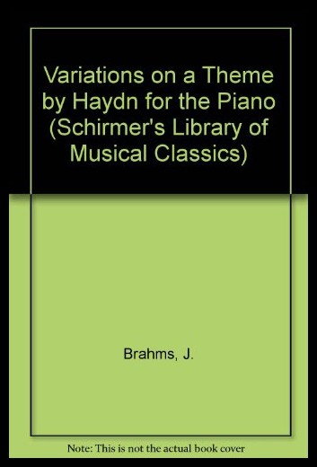 【预售】variations on a theme by haydn for the piano