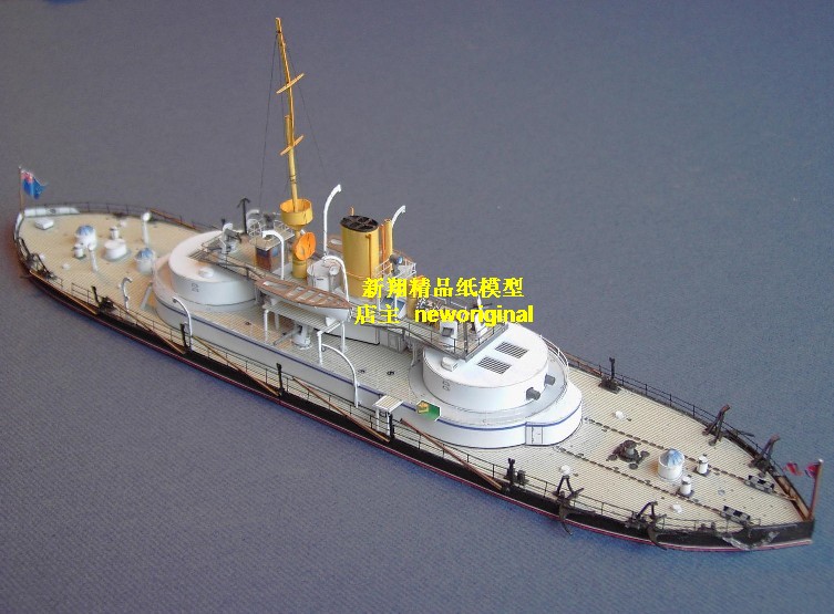 【新翔模型】清朝北洋水师甲午海战同款巡洋舰老式战舰铁甲舰模型