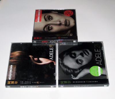 正版包邮 阿黛尔 Adele 19+21+25 专辑全套碟片光盘 3CD+歌词册