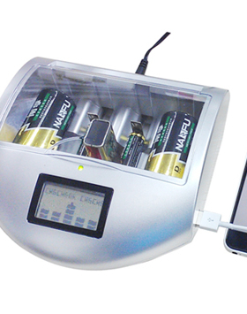 充电器-可充多款电池AA/AAA/9v/锂电/18650/18490/17670（促销）