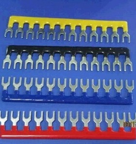 TB-1512TBC/TBR/TBD接线端子MY继电器短接片25A10位Y型连接条间距