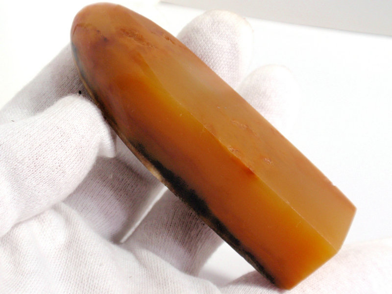 黄龙玉印章鸡油黄黄蜡石冻蜡胶蜡雕料文房四宝