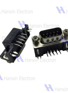 厂家直销DB9针公座 焊线式串口插头 DB9插座 RS232连接器VGA插座