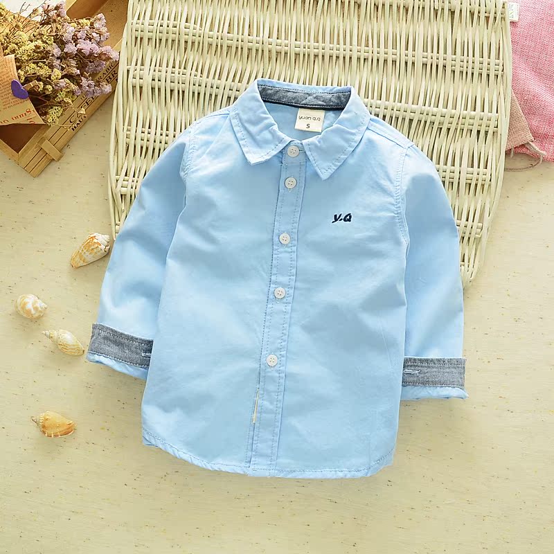 Chemise garcon à manche longue - Ref 2078392 Image 1