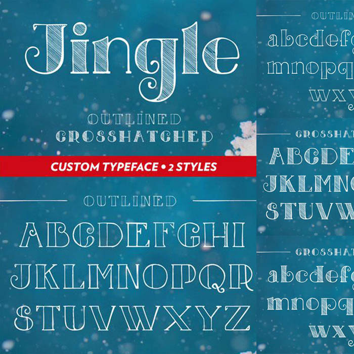 F0015英文字体格式PS素材LOGO海报平面设计 黑板粉笔风格英文字体