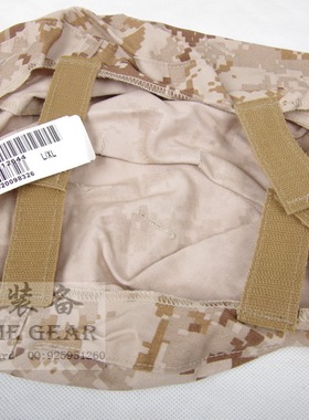 极道装备   美国海君君版 AOR1 NWU II 沙漠数码迷彩头盔盔罩