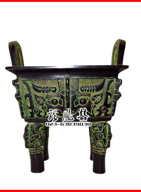 工艺中式风婚庆道具仿古青铜器