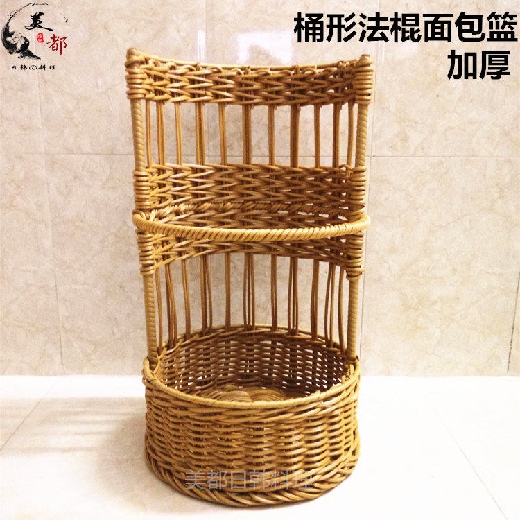 圆形法棍面包仿藤篮 法棍篮子 蛋糕店烘培用品 面包篮 适合面包房|msdalam kategori pinggan mangkuk, pinggan mangkuk, mangkuk buah-buahan/plat buah-buahan/bakul buah-buahan - dari Buy2taobao.com untuk memberikan perkhidmatan ejen Taobao profesional membeli