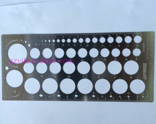 U-star UA-80026 优速达圆形刻线定规C TP7 精密蚀刻片刻线工具 - 封面