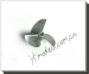 俊丰模型 遥控船用 3叶正向螺旋桨 直径38MM 孔径4MM JF41703-4