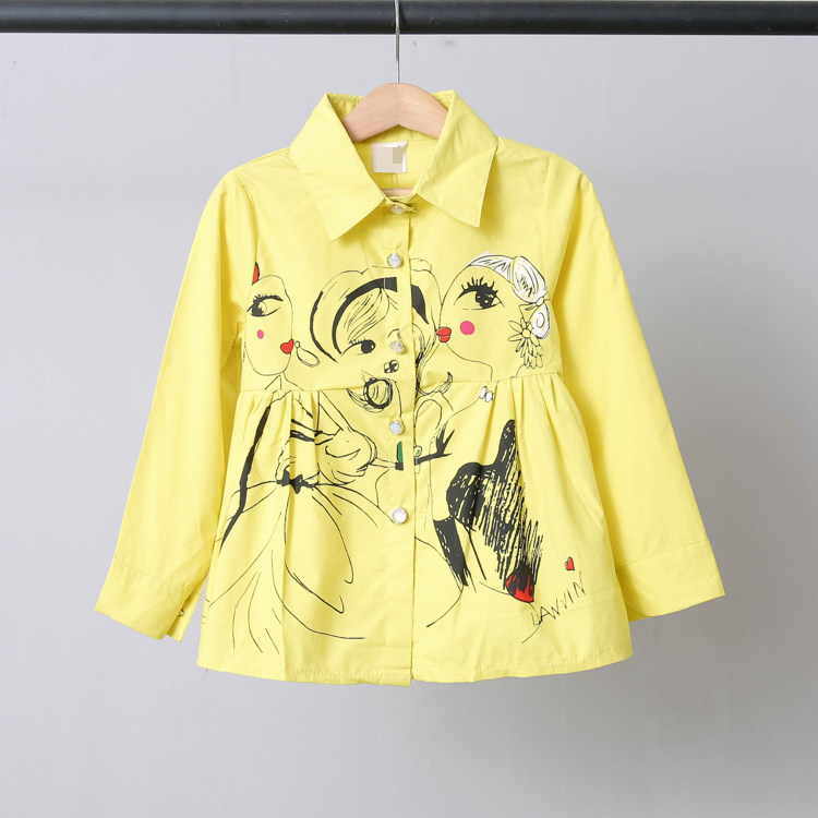 Chemise fille à manche longue - Ref 2087188 Image 1