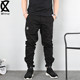 大码 男余文乐缩口锥形工装 束脚裤 潮牌日系收脚休闲布裤 小脚长裤 潮