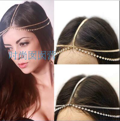 欧美合金带钻发饰