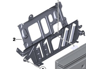 BMW宝马原厂X3X4哈曼卡顿L7功放支架3i 35i 28i哈曼卡顿音响支架