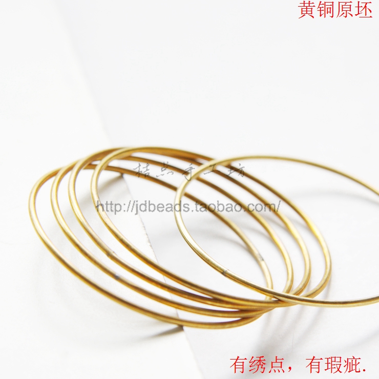 diy韩国镀金镀银闭口圈铜圈