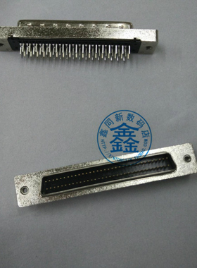 SCSI-Ⅲ HPDB68P公接头 68芯接插件公座  SCSI插头 直插 180度