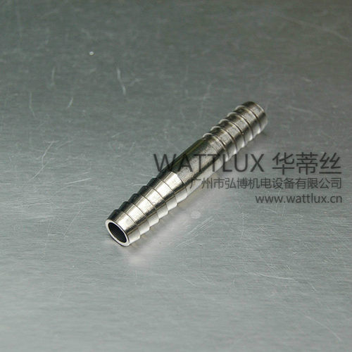 2分（1/4）食品级304不锈钢直通接头可乐机饮料现调机商用配件