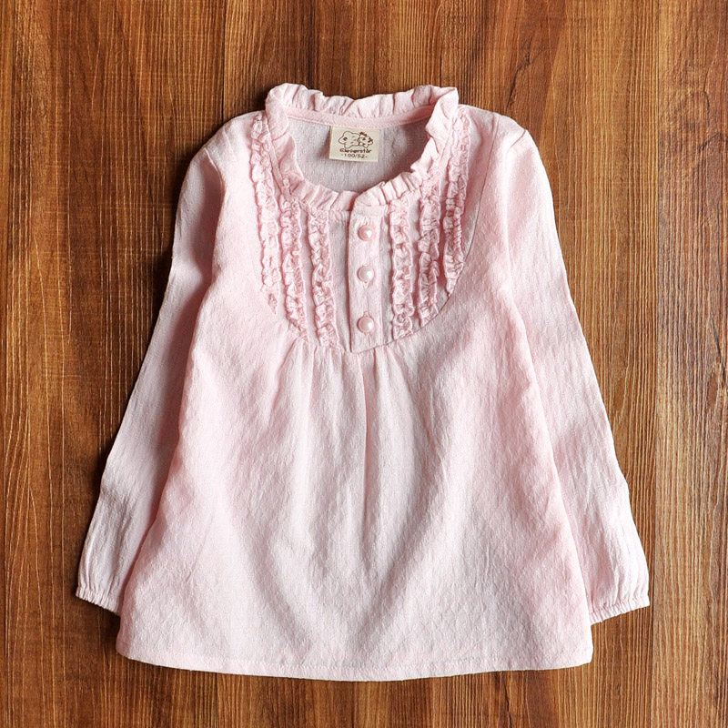 Chemise fille à manche longue - Ref 2086018 Image 1