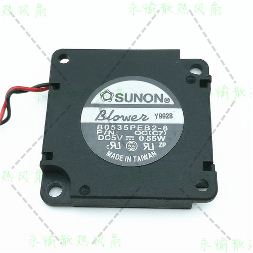 SUNON 笔记本散热风扇 B0503PFB2-8 5V 0.55W 0.65W 3010 BLOWER