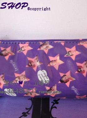 Benefit贝玲妃紫色复古Gabbi/Lena/Simon孤独的西蒙手提化妆包