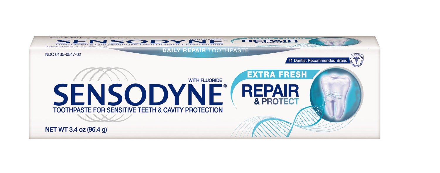 100%美国原装进口Sensodyne RepairToothpaste修护保护清新牙膏