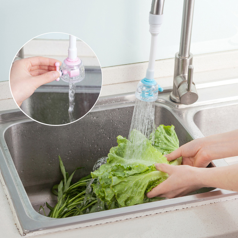 厨房卫浴水龙头防溅花洒 自来水过滤嘴节水器360°旋转喷洒滤水阀