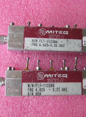 MITEQ FLT-112386  4.625-5.21GHz SMA 射频微波同轴带通滤波器