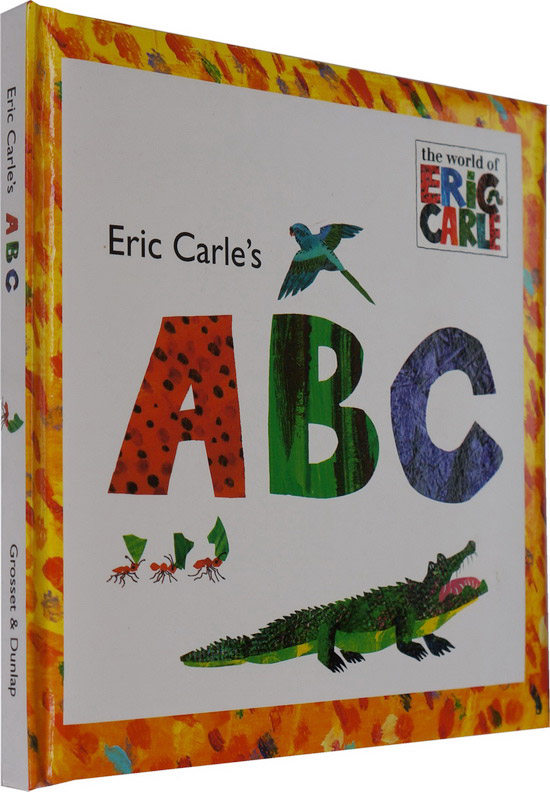 预订 英文原版Eric Carle's ABC少儿早教英语童书趣味学英语教材