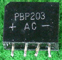 PBP203 2A 200V 单相桥 整流桥堆 整流器 全桥桥堆 10只价