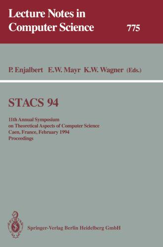 【预订】Stacs 94: 11th Annual Symposium on T...